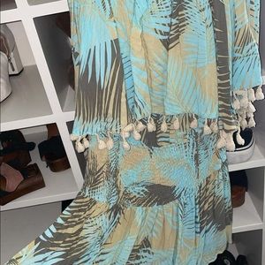 Tropical sundress/coverup